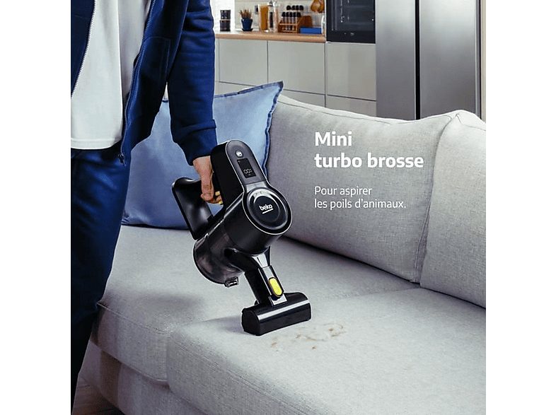 Aspiradora escoba - BEKO VRT84225VI, 1,0 W, Potencia de succión 100 W, Depósito 0,1 ml, Gris — foto 7