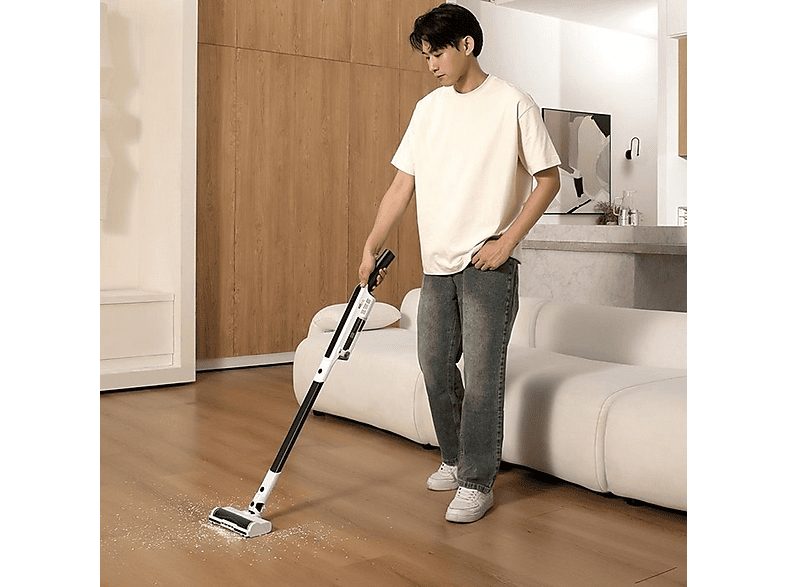 Aspiradora escoba - EZICLEAN Cyclomax R15 station, 250 W, Potencia de succión 120 AirWatt, Depósito 2,2 l, Blanco — foto 4