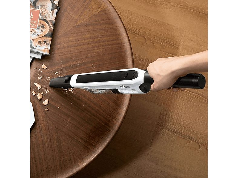 Aspiradora escoba - EZICLEAN Cyclomax R15 station, 250 W, Potencia de succión 120 AirWatt, Depósito 2,2 l, Blanco — foto 7