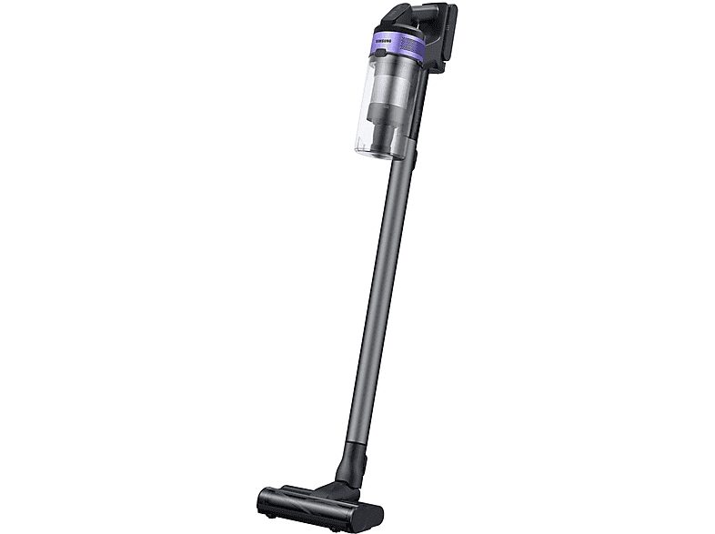 Aspiradora escoba - SAMSUNG Jet 75E Turbo VS20B75B1R4, 550 W, Potencia de succión 200 AirWatt, Depósito 0,8 l, Negro