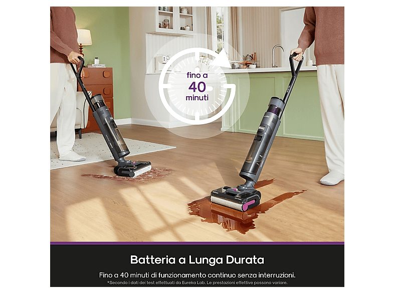 Aspiradora friegasuelos - EUREKA NEW480 GX6, 230,00 W, Depósito 0,75 l, Autonomía 48 min, black — foto 8