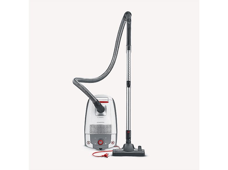 Aspiradora - SEVERIN BC 7047, 850 W, Potencia de succión 850 W, Depósito 4 l, blanco — foto 7