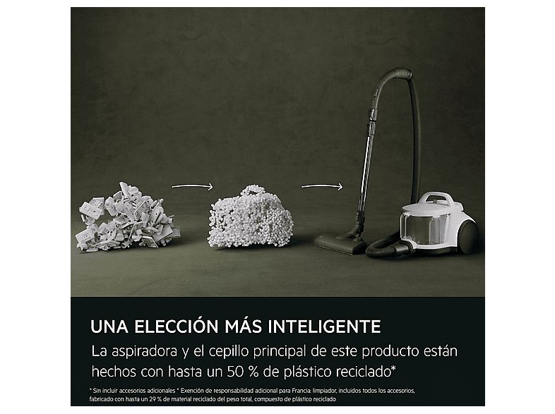Aspiradora sin bolsa - AEG AL51C1LDB, 1000 W, Depósito 2 l, Azul — foto 6