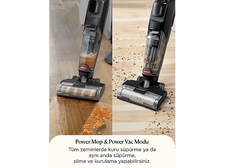 Aspiradora vertical - BISSELL 4000N, 25,9 W, Potencia de succión 22 AirWatt, Depósito 6,6 L, Negro — foto 2