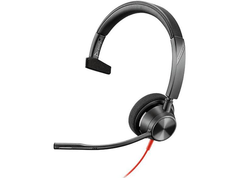 Auriculares  - 213929-01 POLY, Circumaurales, Negro — foto 2