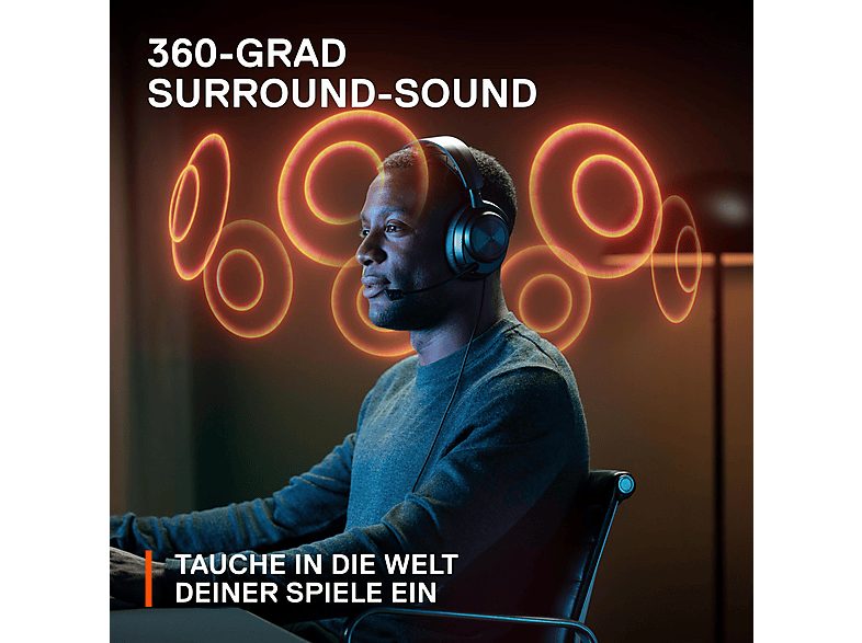 Auriculares  - 61528 STEELSERIES, Circumaurales, Negro — foto 3