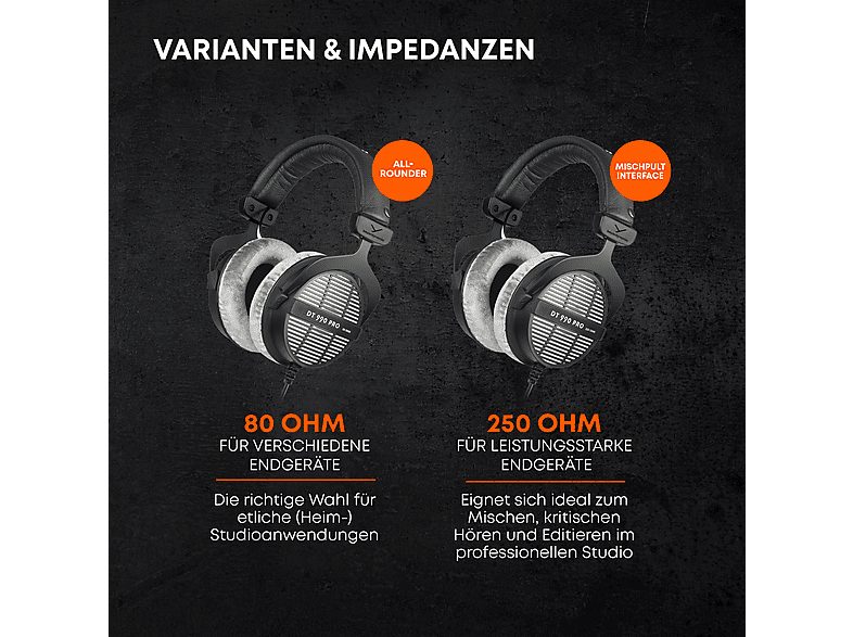 Auriculares con cable  - DT 990 PRO BEYERDYNAMIC, Circumaurales, Negro — foto 5