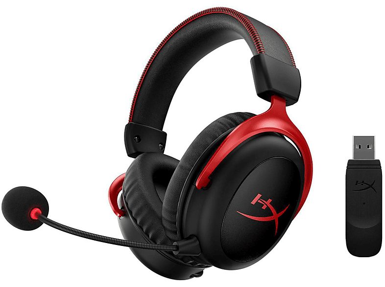 Auriculares con cable  - HyperX Cloud II Wireless HYPERX, Circumaurales, Negro — foto 2