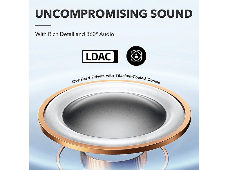 Auriculares conducción de aire  - AeroFit Pro SOUNDCORE BY ANKER, Control remoto, Bluetooth, Color aguamarina — foto 4