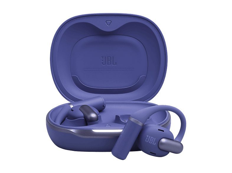 Auriculares conducción de aire - JBL Sense Pro, 38h Autonomía, Open-ear, Gancho Ajustable, 4 Micrófonos, Azul