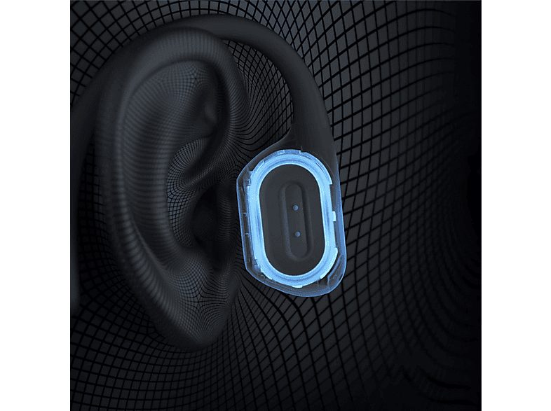 Auriculares conducción ósea  - OpenRun Pro SHOKZ, Control remoto, Bluetooth, Blue — foto 8