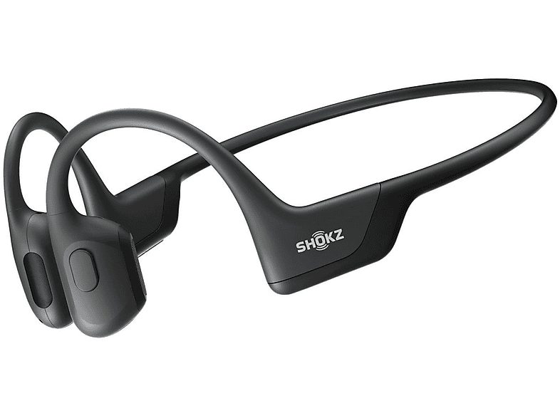 Auriculares conducción ósea  - Openrun Pro SHOKZ, Control remoto, Bluetooth, Negro