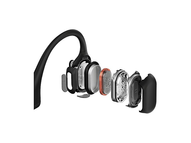 Auriculares conducción ósea  - Openrun Pro SHOKZ, Control remoto, Bluetooth, Negro — foto 4