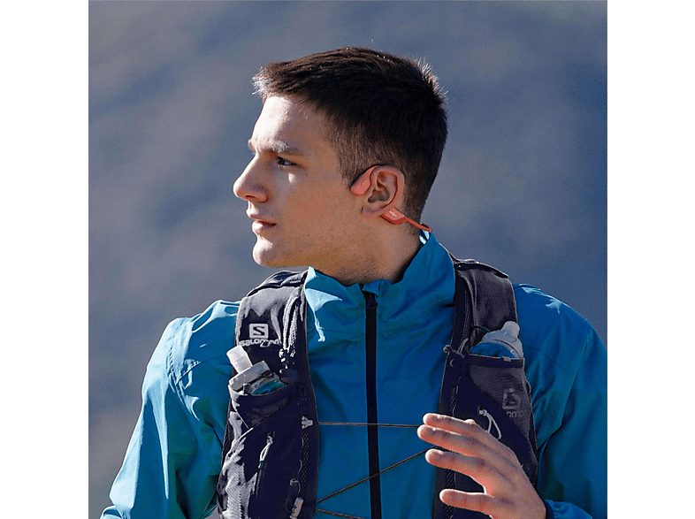 Auriculares conducción ósea  - OpenRun Pro SHOKZ, Control remoto, Bluetooth, Pink — foto 7