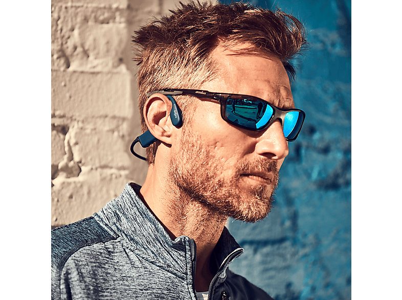 Auriculares conducción ósea  - OpenSwim SHOKZ, Banda para el cuello, Bluetooth, Azul — foto 8