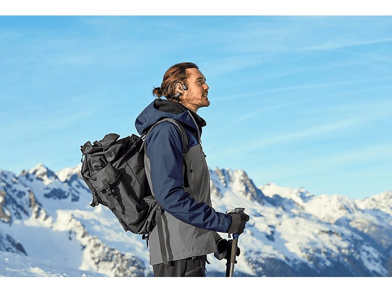 Auriculares conducción ósea - Shokz OpenRun Pro 2 Standard, Banda para el cuello, Bluetooth, 12h Autonomía, DualPitch, IP55, Negro — foto 5