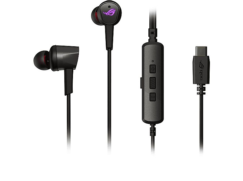 Auriculares de botón  - 90YH02S0-B2UA00 ASUS, Intraurales, Negro
