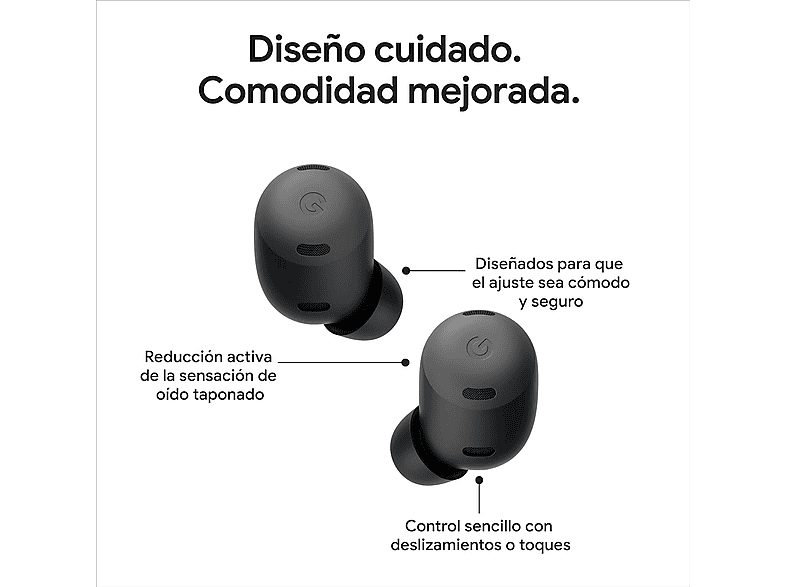 Auriculares de botón - Google Pixel Buds Pro, 11h Autonomía de reproducción, Estuche de carga USB-C, Resistencia IPX4, Coral — foto 7