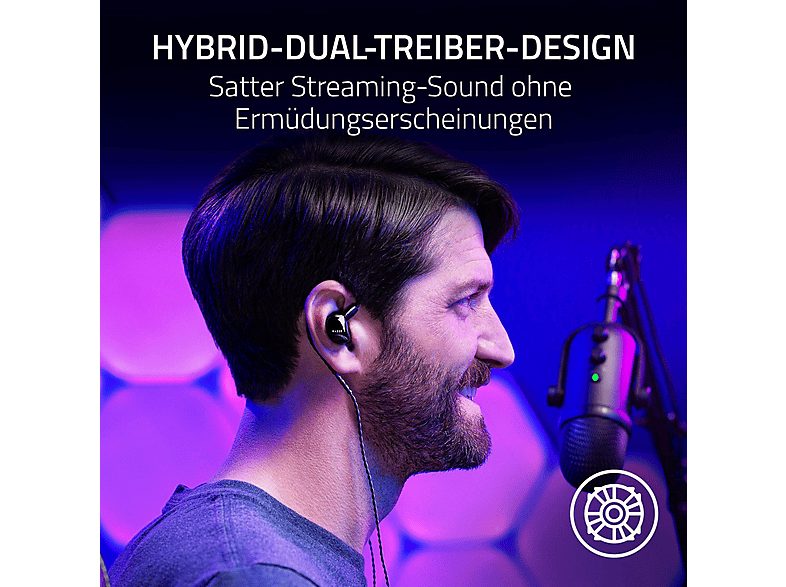 Auriculares de botón  - Moray RAZER, Intraurales, Negro — foto 8