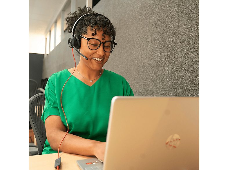 Auriculares de diadema con cable  - Blackwire 8225 USB-A Headset POLY, Circumaurales, Negro — foto 4