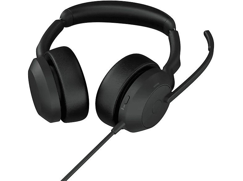Auriculares de diadema con cable  - Evolve2 50 JABRA, Circumaurales, Black — foto 2