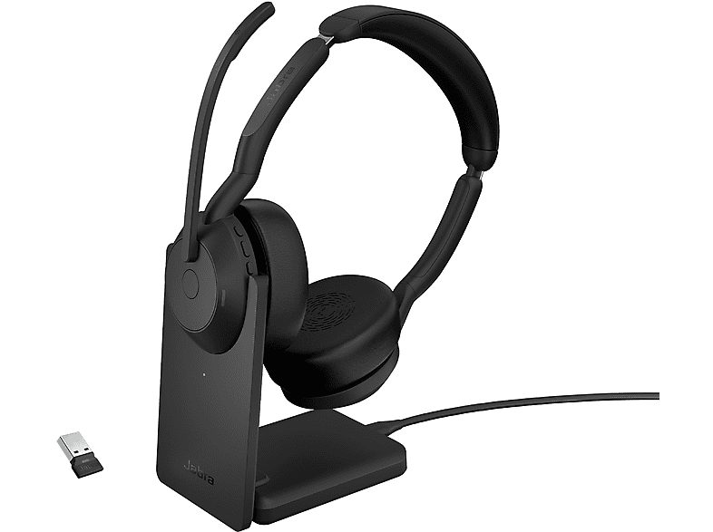Auriculares de oficina  - 25599-989-989 JABRA, Circumaurales, Bluetooth, Black