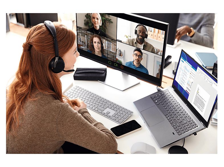 Auriculares de oficina  - Evolve2 65 Flex JABRA, Circumaurales, Bluetooth, Not available — foto 5