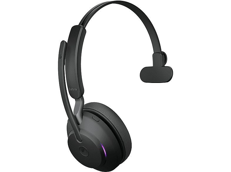 Auriculares de oficina  - Evolve2 65, MS Mono JABRA, Circumaurales, Bluetooth, Negro — foto 2