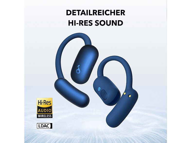 Auriculares deportivos  - Aerofit 2 SOUNDCORE BY ANKER, Control remoto, Bluetooth, Azul — foto 5