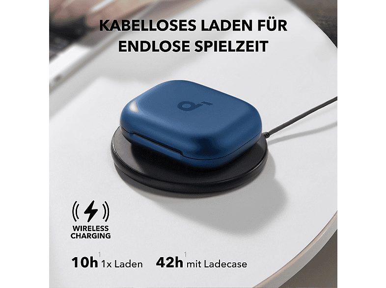 Auriculares deportivos  - Aerofit 2 SOUNDCORE BY ANKER, Control remoto, Bluetooth, Azul — foto 6