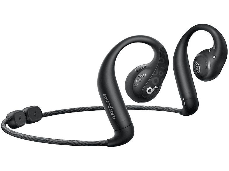 Auriculares deportivos  - AeroFit Pro SOUNDCORE BY ANKER, Control remoto, Bluetooth, Negro — foto 2