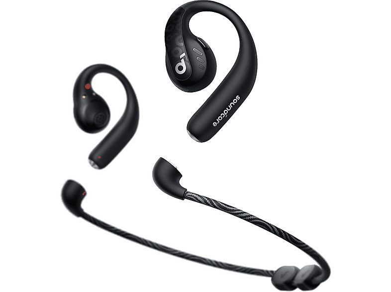 Auriculares deportivos  - AeroFit Pro SOUNDCORE BY ANKER, Control remoto, Bluetooth, Negro — foto 3