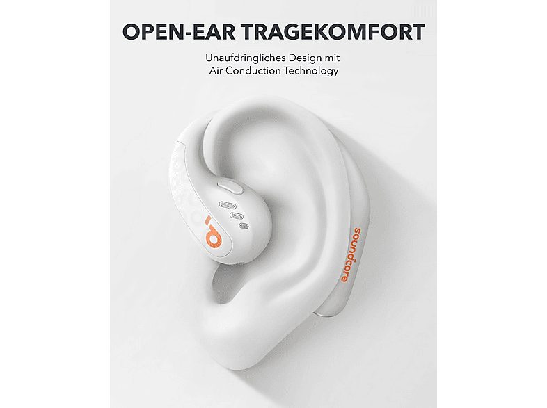 Auriculares deportivos  - AeroFit Pro SOUNDCORE BY ANKER, Intraurales, Bluetooth, Blanco — foto 7