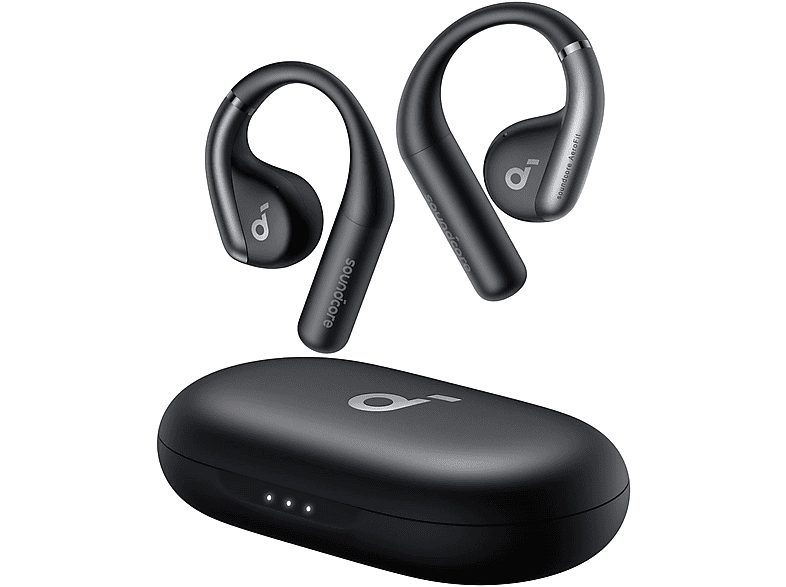 SOUNDCORE BY ANKER Auriculares deportivos  - AeroFit SOUNDCORE BY ANKER, Control remoto, Bluetooth, Negro
