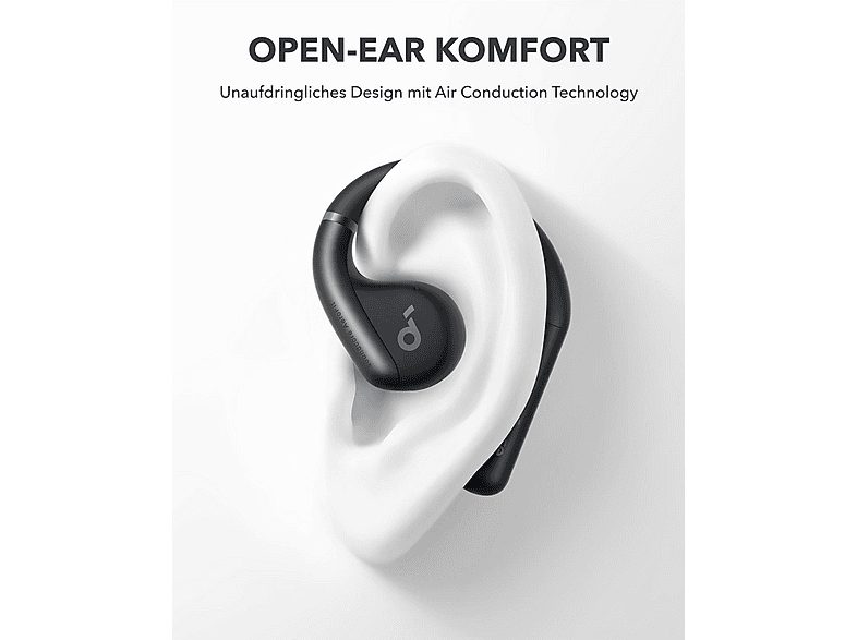 Auriculares deportivos  - AeroFit SOUNDCORE BY ANKER, Control remoto, Bluetooth, Negro — foto 7