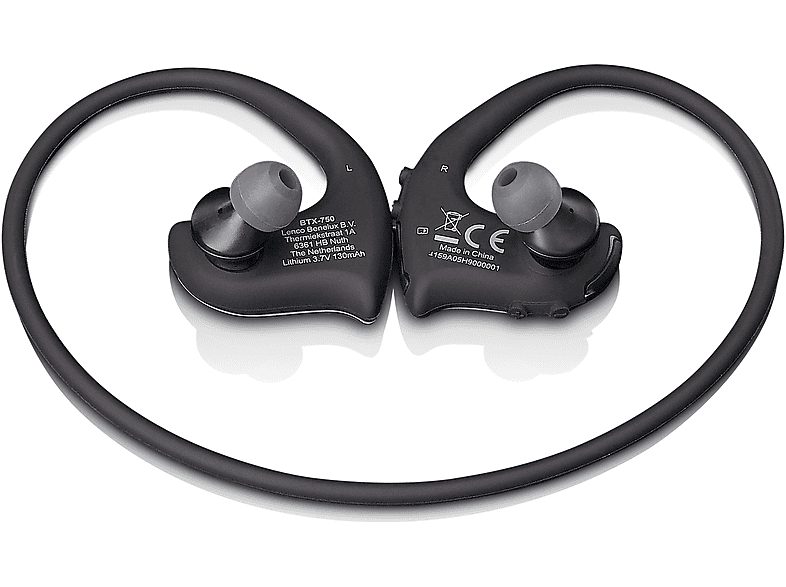 Auriculares deportivos  - BTX-750BK LENCO, Intraurales, Bluetooth, Negro — foto 3