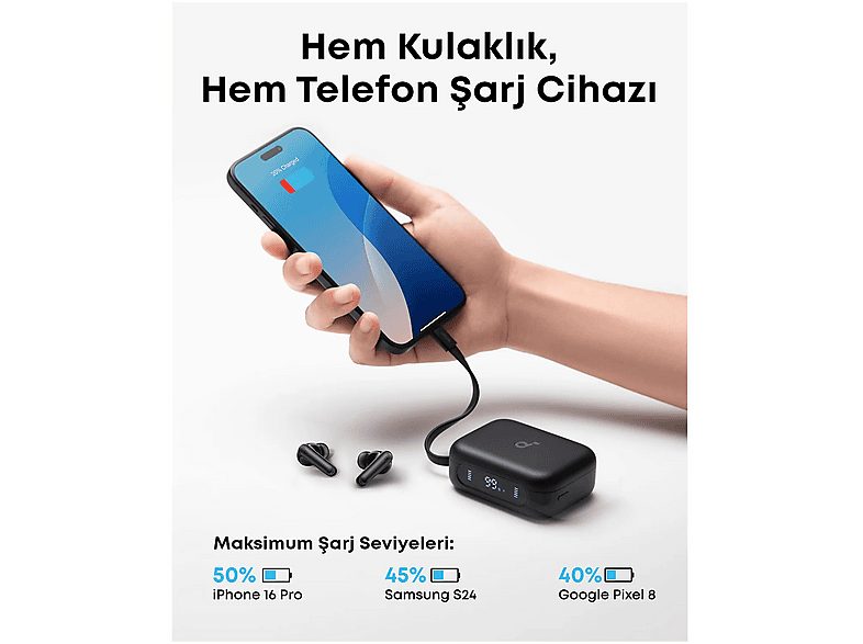 Auriculares deportivos  - soundcore P41i - Black (MFI) SOUNDCORE BY ANKER, Intraurales, Bluetooth, Negro — foto 2