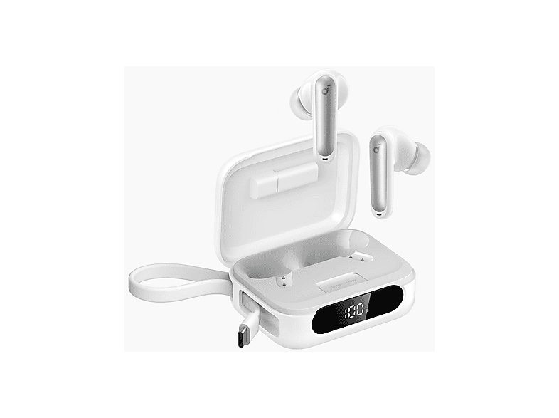 SOUNDCORE BY ANKER Auriculares deportivos  - soundcore P41i - White (MFI) SOUNDCORE BY ANKER, Intraurales, Bluetooth, Blanco