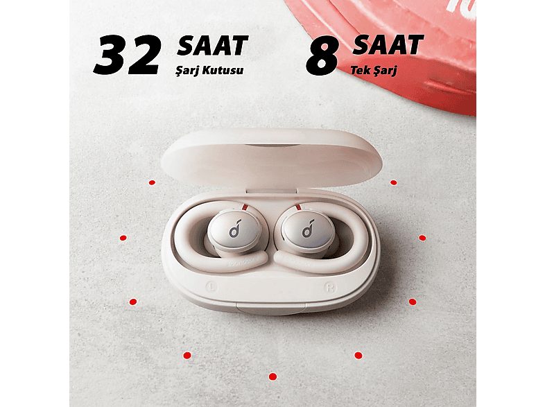 Auriculares deportivos  - Sport X10 SOUNDCORE BY ANKER, Intraurales, Bluetooth, Blanco — foto 3