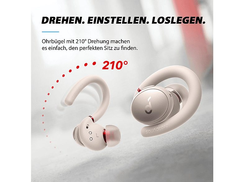 Auriculares deportivos  - Sport X10 SOUNDCORE BY ANKER, Intraurales, Bluetooth, Blanco — foto 7