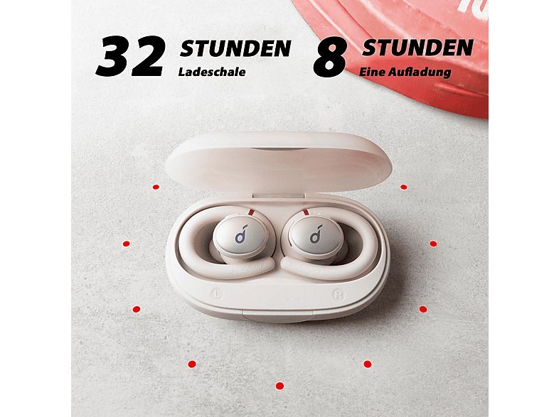 Auriculares deportivos  - Sport X10 SOUNDCORE BY ANKER, Intraurales, Bluetooth, Blanco — foto 8