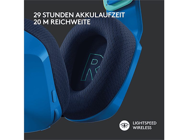 Auriculares Gaming  - 981-000943 LOGITECH, Circumaurales, Bluetooth, Azul — foto 8