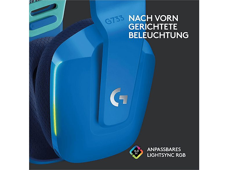 Auriculares Gaming  - 981-000943 LOGITECH, Circumaurales, Bluetooth, Azul — foto 9