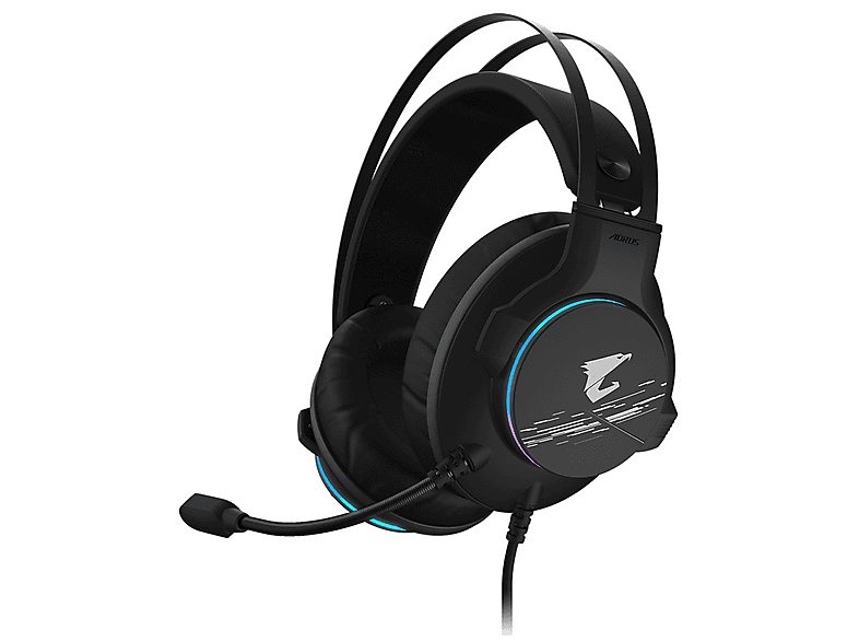 Auriculares gaming  - AORUS H1 GIGABYTE, Circumaurales, Negro — foto 4