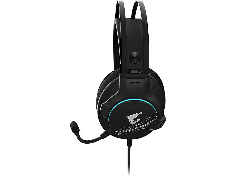 Auriculares gaming  - AORUS H1 GIGABYTE, Circumaurales, Negro — foto 6