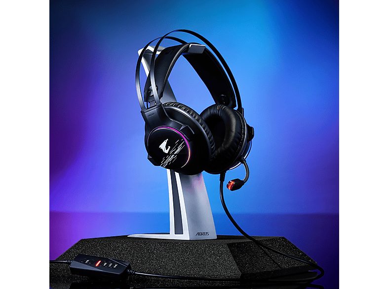 Auriculares gaming  - AORUS H1 GIGABYTE, Circumaurales, Negro — foto 9