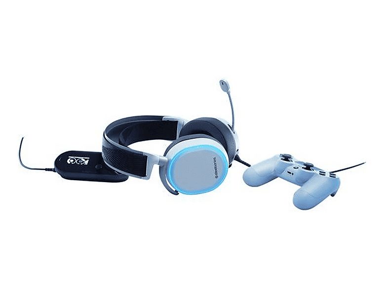 Auriculares Gaming  - Arctis Pro GameDAC con luz RGB STEELSERIES, Circumaurales, Blanco — foto 8
