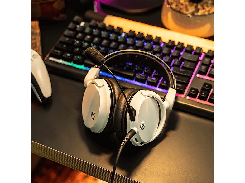 Auriculares gaming  - ATH-GL3WH AUDIO-TECHNICA, Circumaurales, Blanco — foto 3