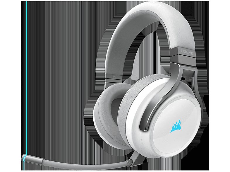 Auriculares Gaming  - CA-9011186-EU CORSAIR, Circumaurales, Blanco