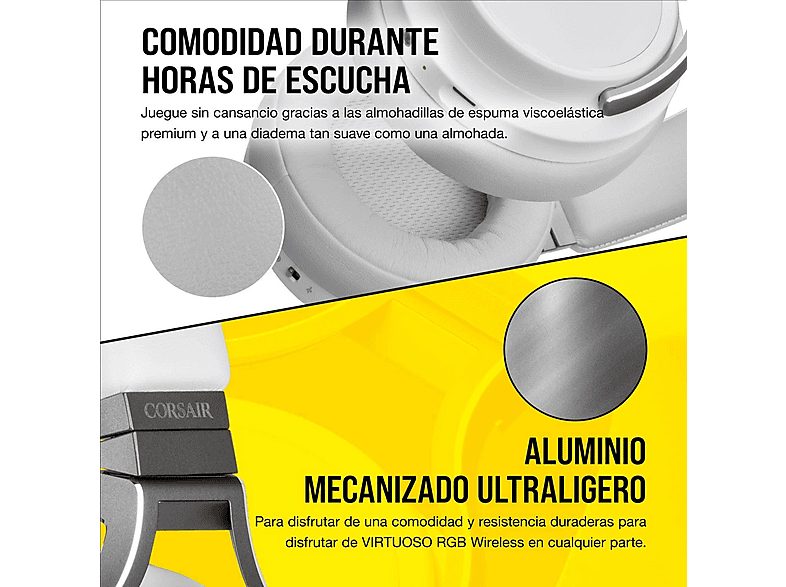 Auriculares Gaming  - CA-9011186-EU CORSAIR, Circumaurales, Blanco — foto 4